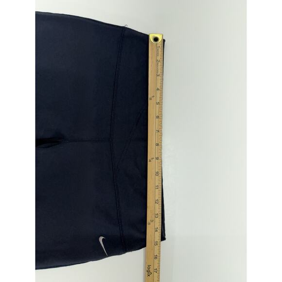 Nike Womens Capris Size Small Navy Blue Nike Sports Short Dry Fit - Picture 7 of 10